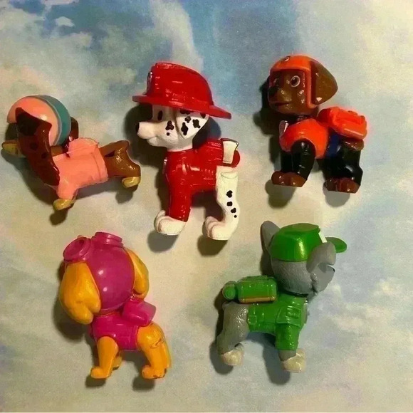 Paw Patrol Action Figures Set of 5 - Picture 4 of 4